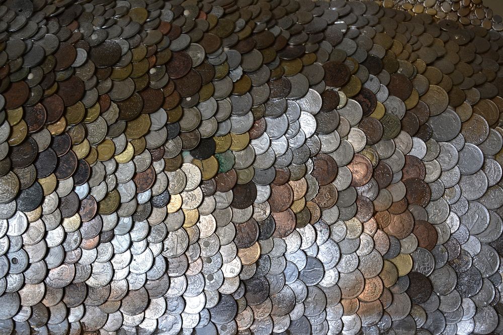 Coins, money & banking. Free public domain CC0 image.