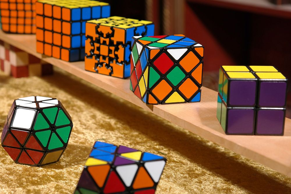 Rubix cube game. Free public domain CC0 image.