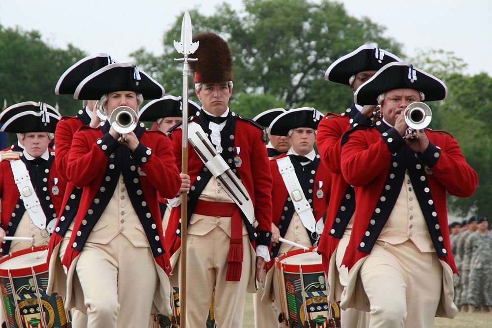 Old Guard Fife and Drum Corps at Fort Myer, USA, 23 April 2008.