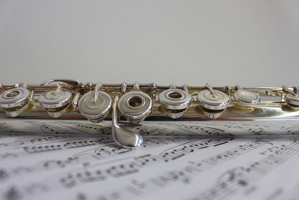 Flute, musical instrument. Free public domain CC0 photo.