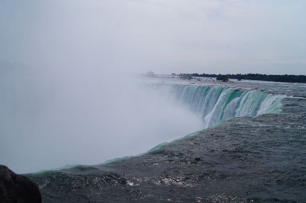 Misty Niagara falls in Canada. Free public domain CC0 image.