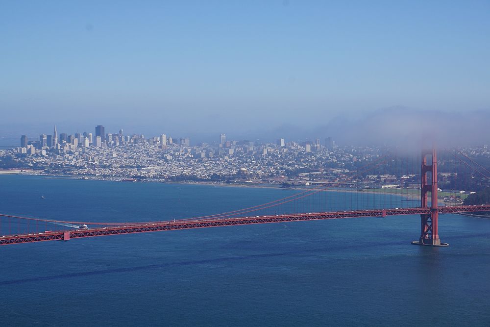 Golden Gate Bridge, San Francisco, CA, USA. Free public domain CC0 image.