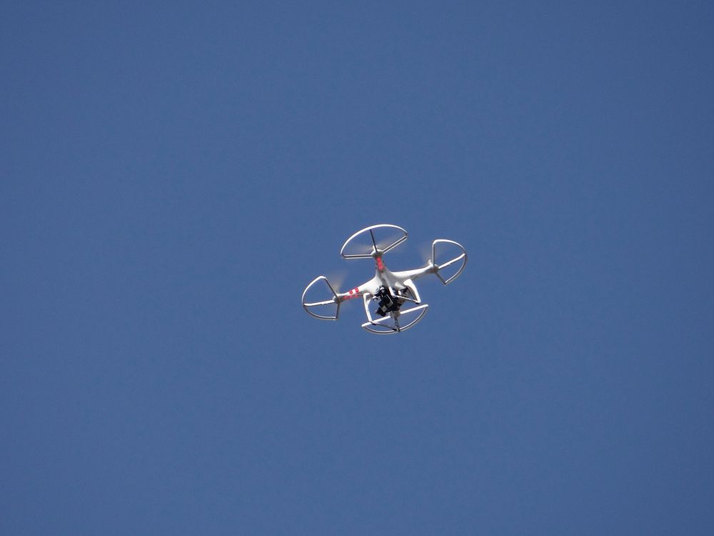 Drone on the sky. Free public domain CC0 photo