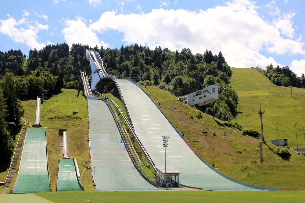 Ski resort, Bavaria. Free public domain CC0 photo.