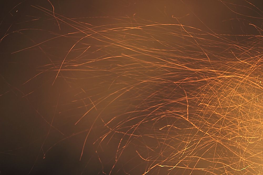 Lights in the air. Free public domain CC0 photo