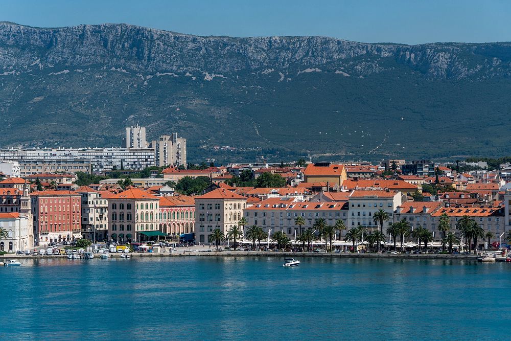 Beautiful scenery of Split in Croatia. Free public domain CC0 photo.
