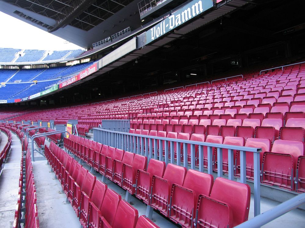 Sports' stadium chairs. Free public domain CC0 photo.
