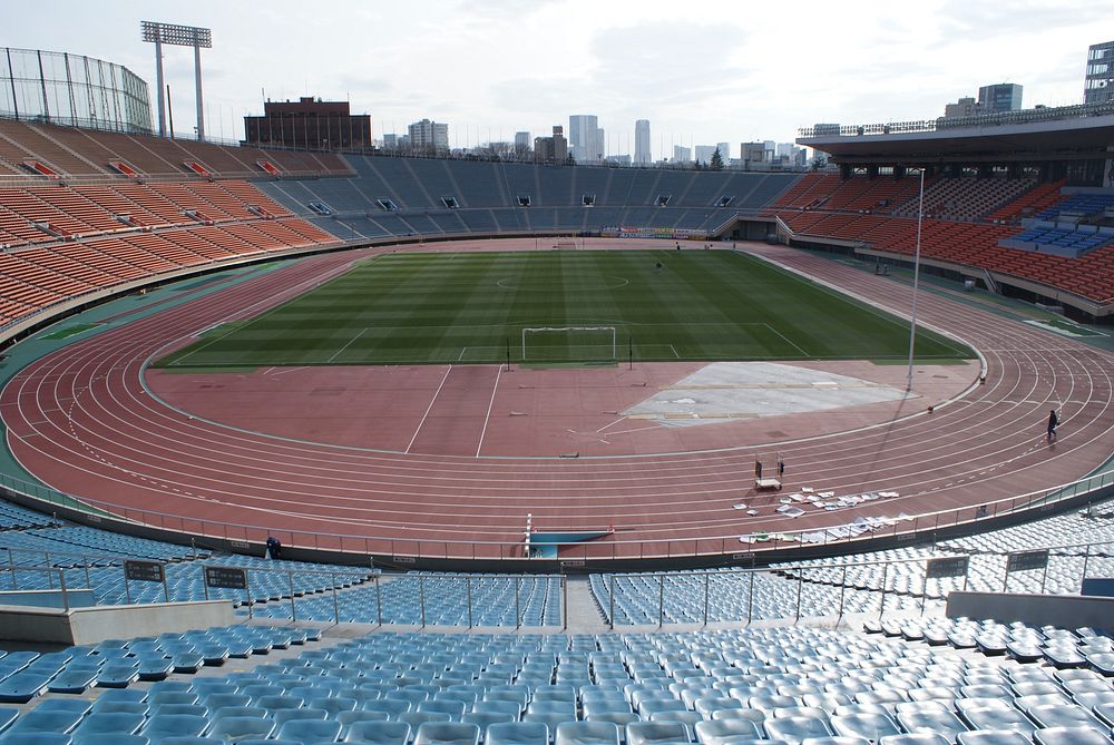 Football & soccer stadium. Free public domain CC0 photo.