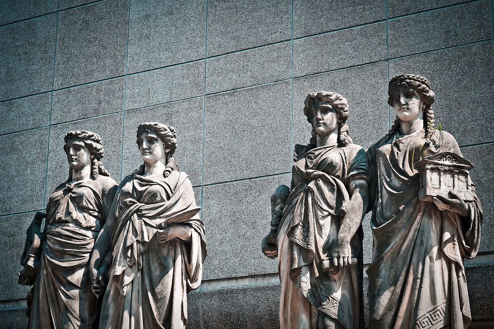 Greek goddesses. Free public domain CC0 photo.