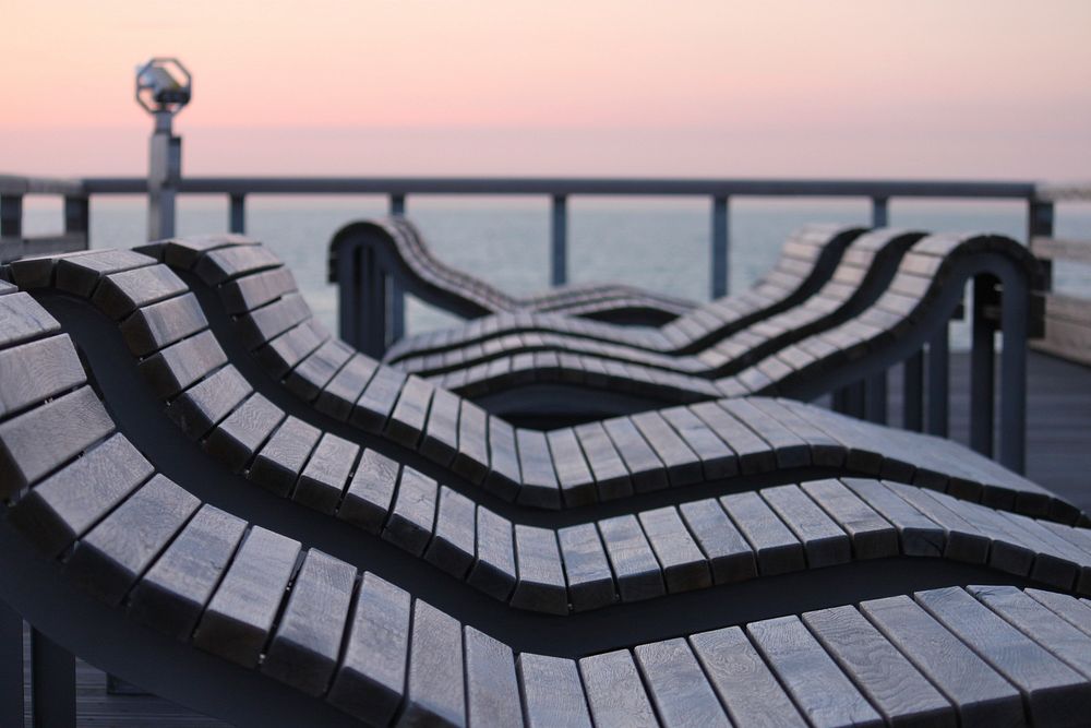 Beach chair. Free public domain CC0 image.