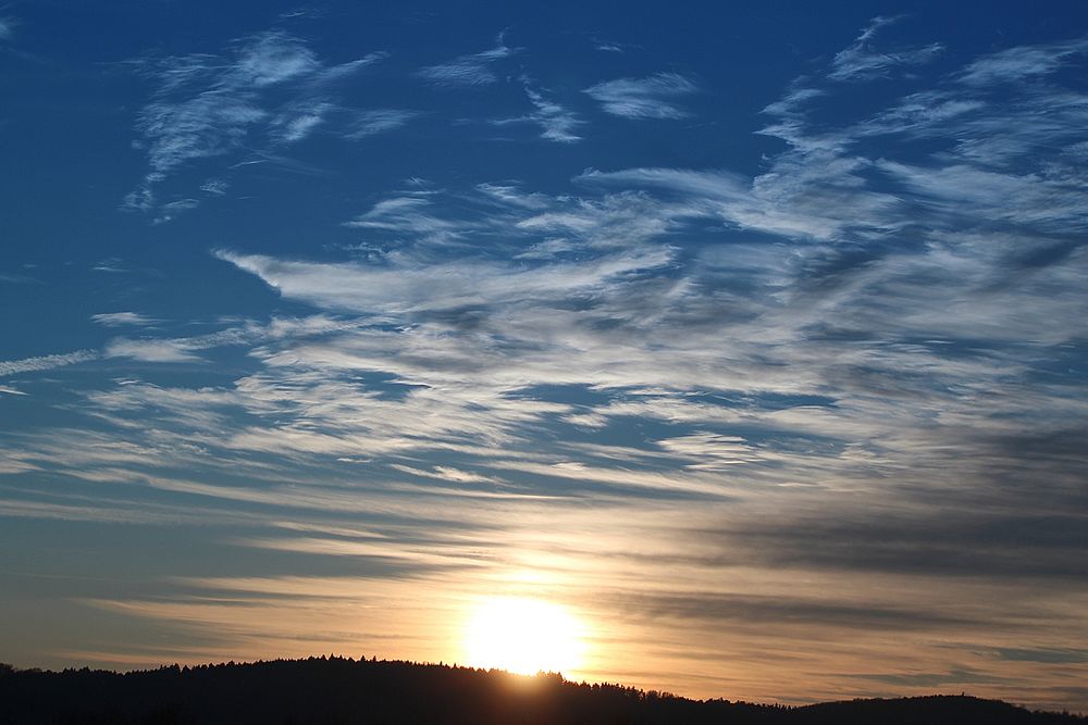 Sun rising background. Free public domain CC0 image.