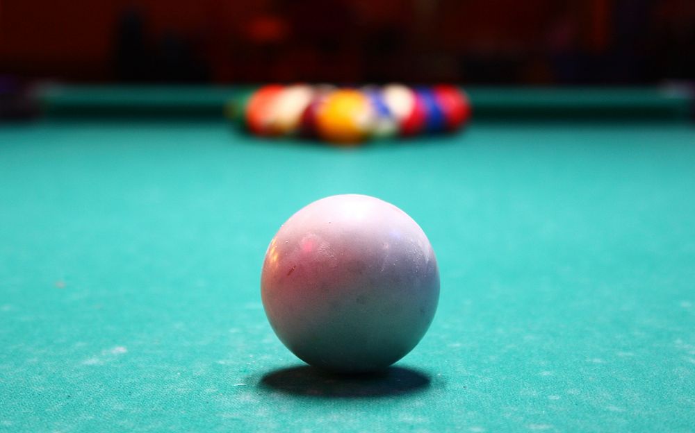Billiard balls, pool. Free public domain CC0 image.