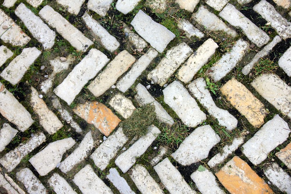 Cobblestone, floor texture. Free public domain CC0 image.