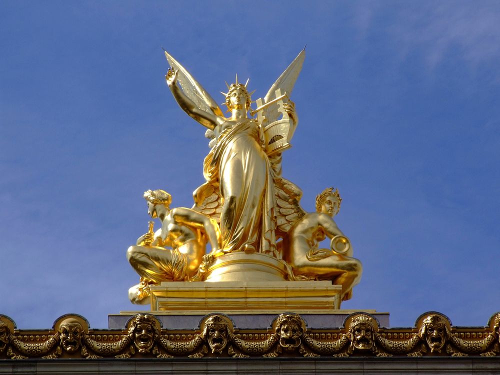 Sculpture of an angel. Free public domain CC0 image.