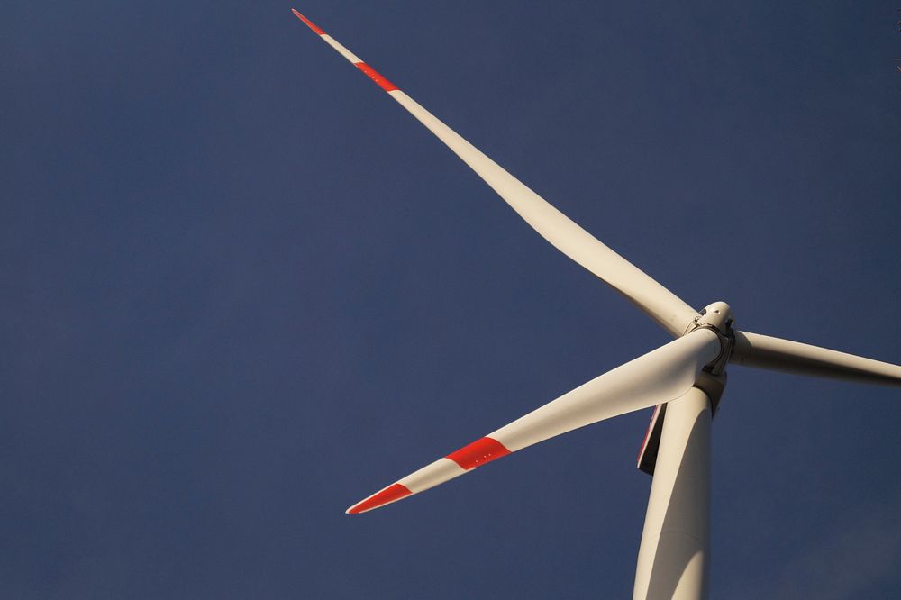 Wind propeller for alternative energy. Free public domain CC0 image.
