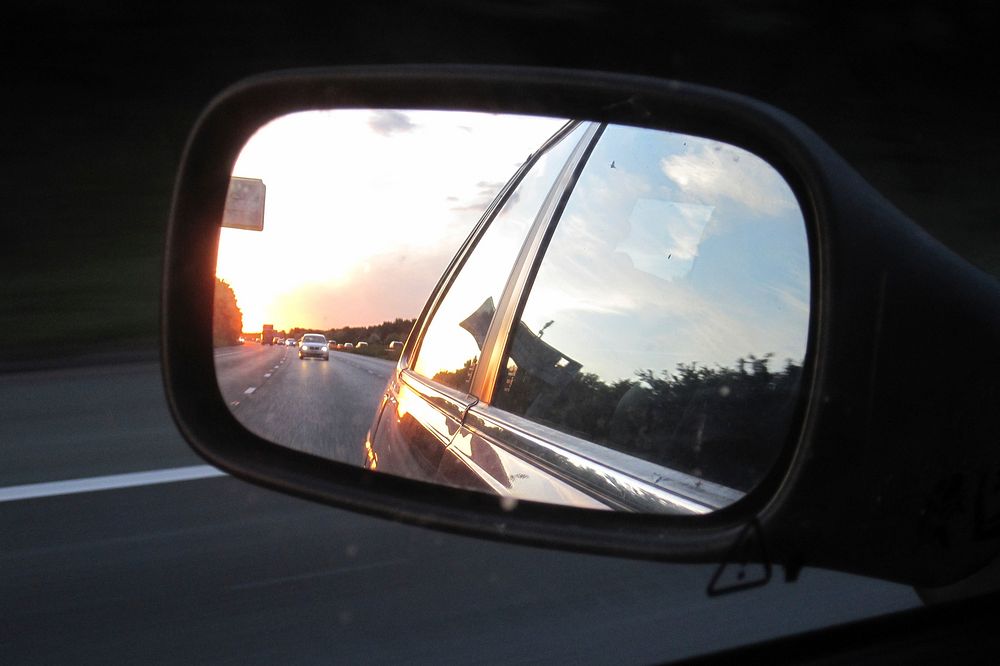 Car mirror. Free public domain CC0 photo.
