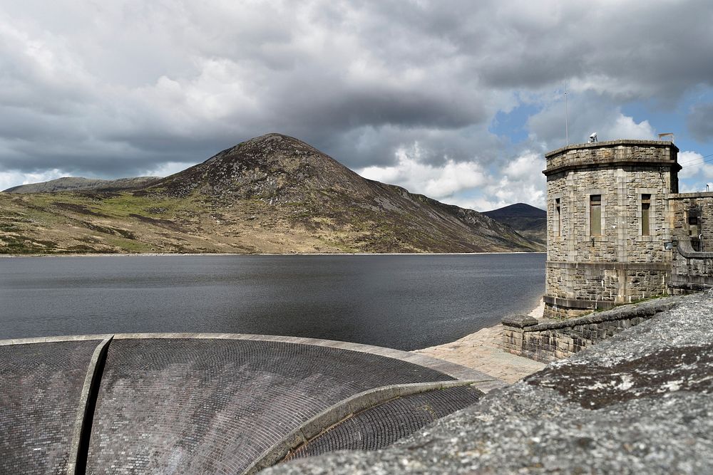 Water reservior in Northern Ireland. Free public domain CC0 image.