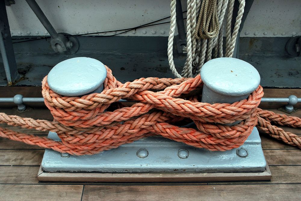Anchor rope. Free public domain CC0 photo.