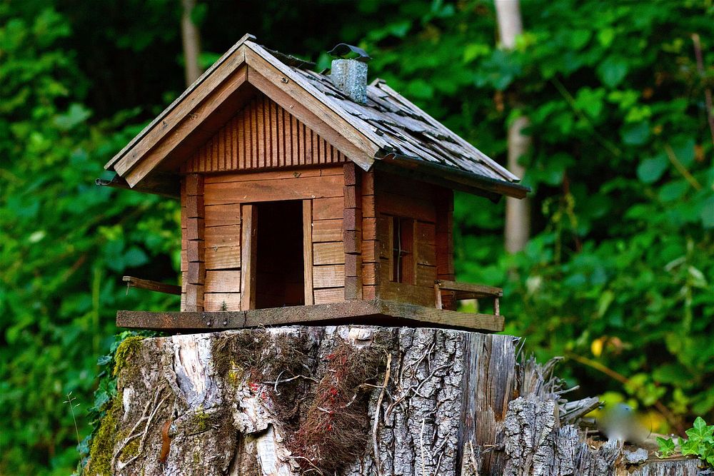 Wooden house model. Free public domain CC0 photo