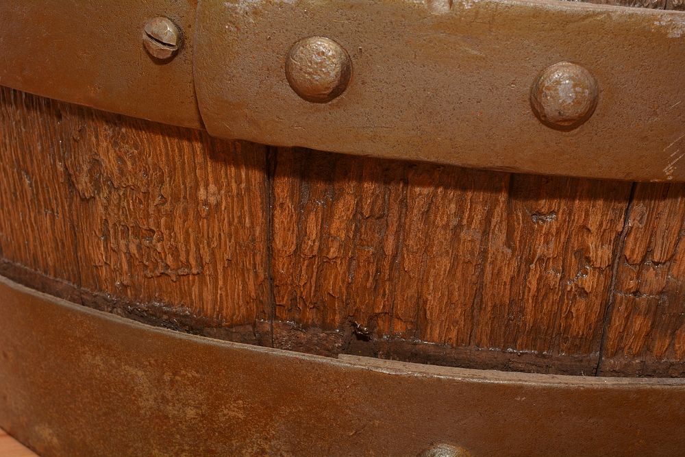 Close up of a barrel. Free public domain CC0 image.