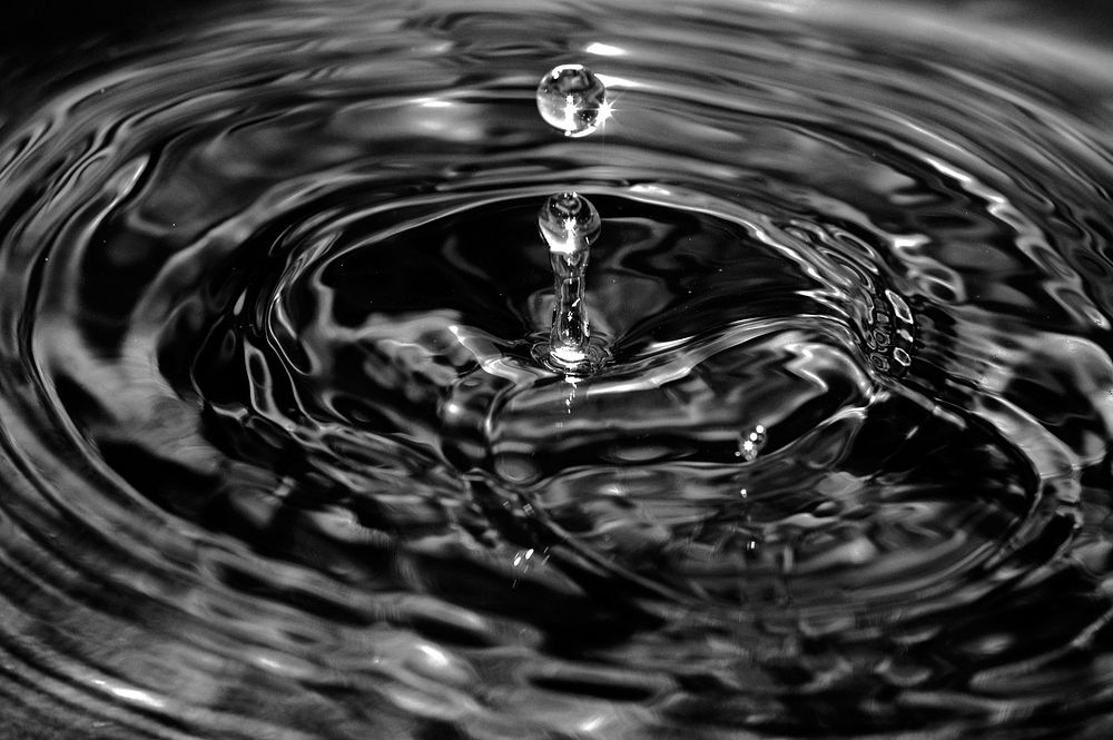 Waterdrop. Free public domain CC0 image.