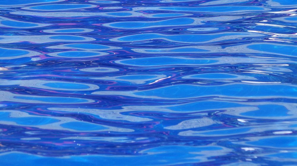 Blue sea waves close up. Free public domain CC0 photo.