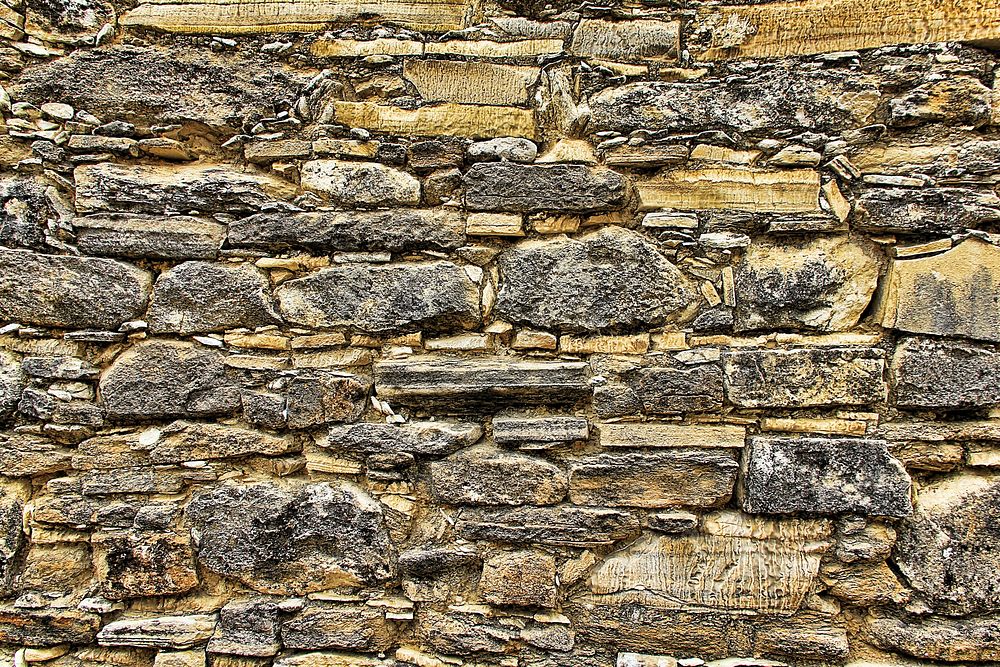 Stone wall texture. Free public domain CC0 photo.