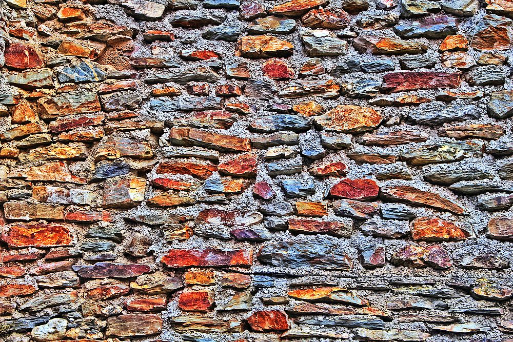 Stone wall texture. Free public domain CC0 image.