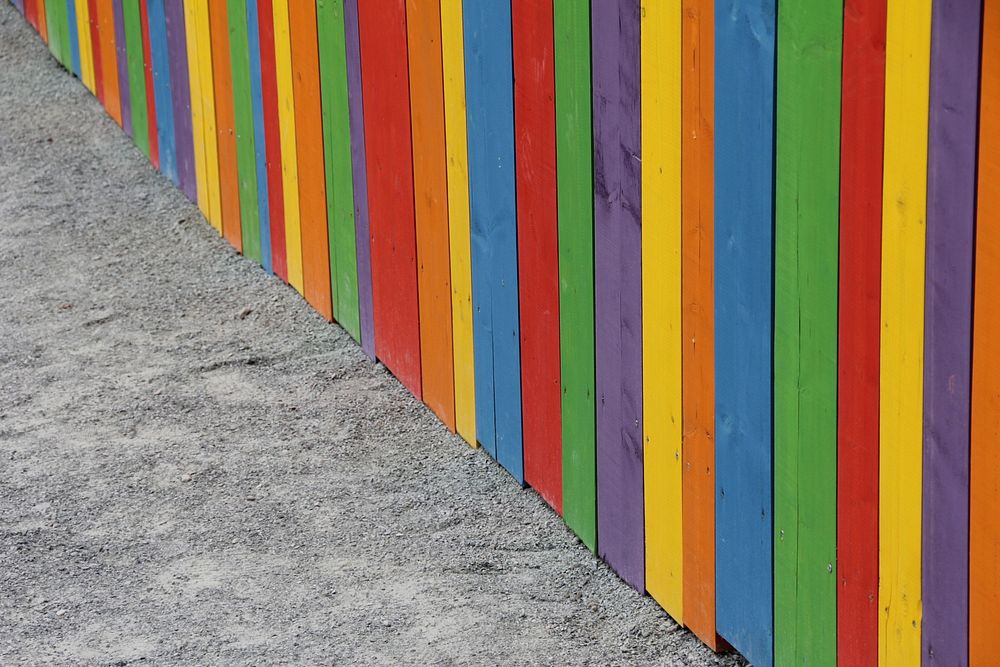 Colorful wall. Free public domain CC0 photo.