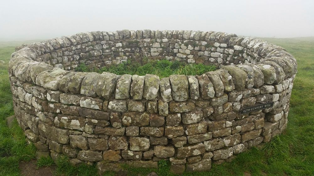 Stone wall ruins. Free public domain CC0 image.