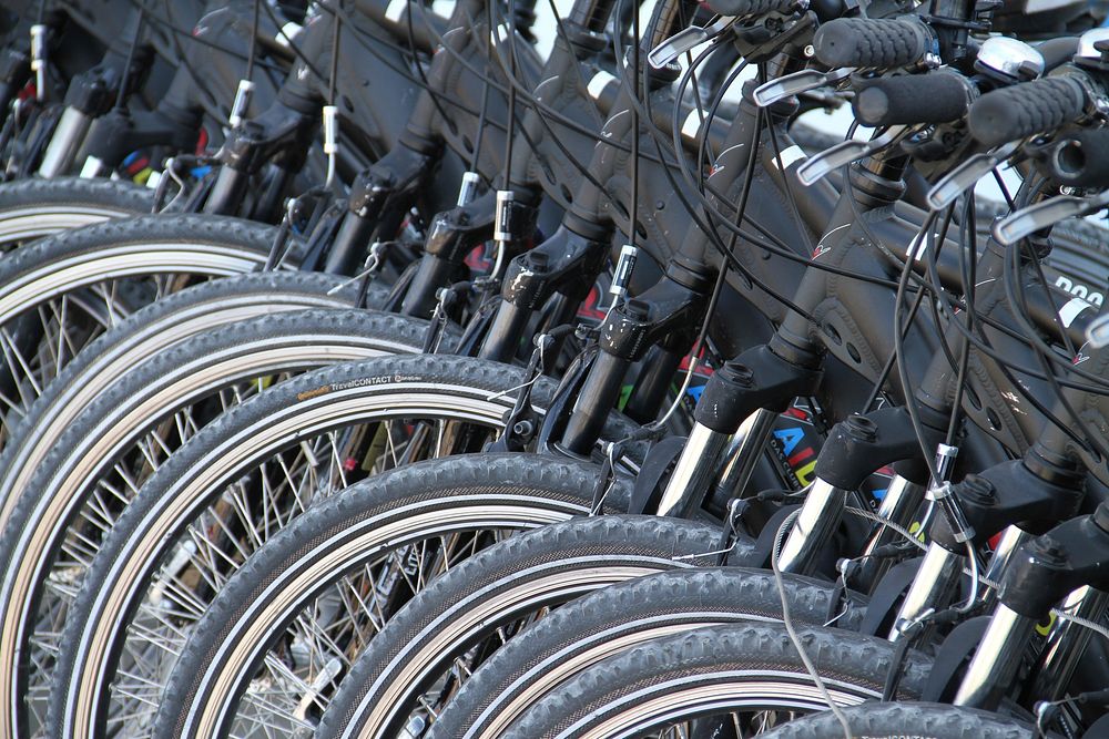 Bicycles. Free public domain CC0 photo.