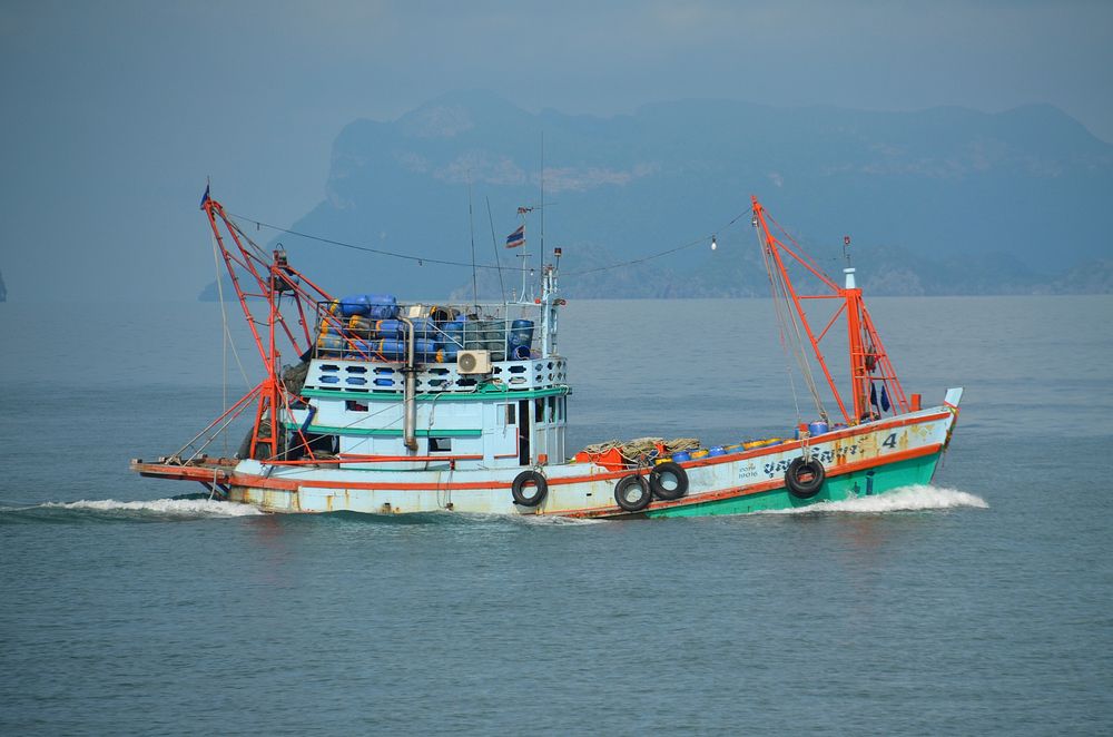 Fishing boat in Southern Thailand. Free public domain CC0 photo