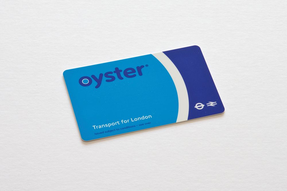 London transport Oyster card, location unknown, 8 August 2014.