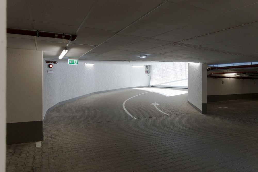 Underground parking. Free public domain CC0 photo.