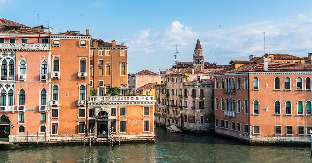 Grand Canal in Venice, Italy during daytime. Free public domain CC0 photo.