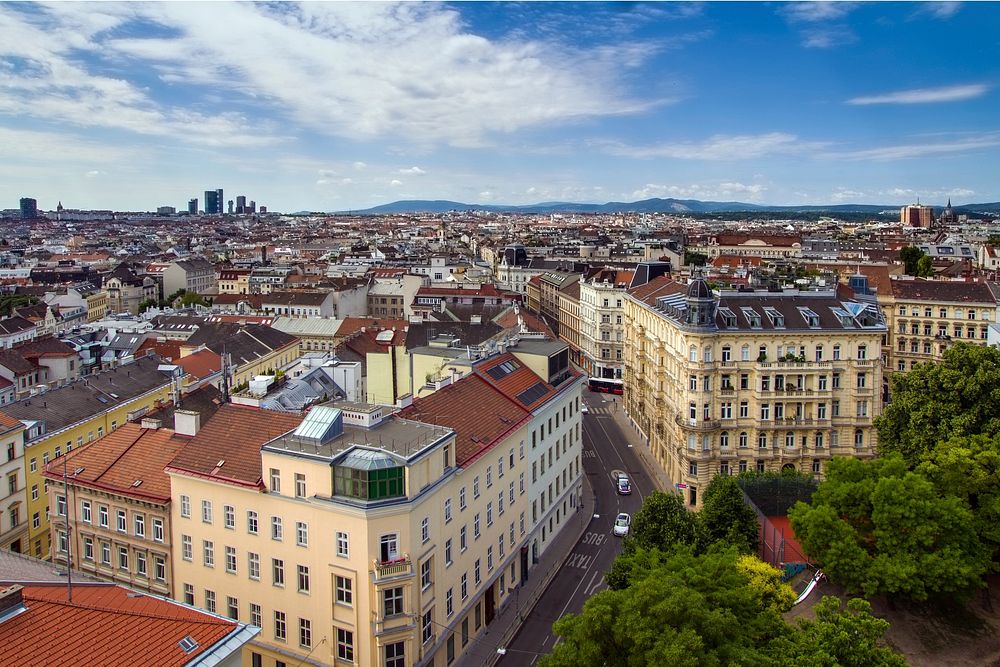 Cityscape, view of metropolitan. Free public domain CC0 image