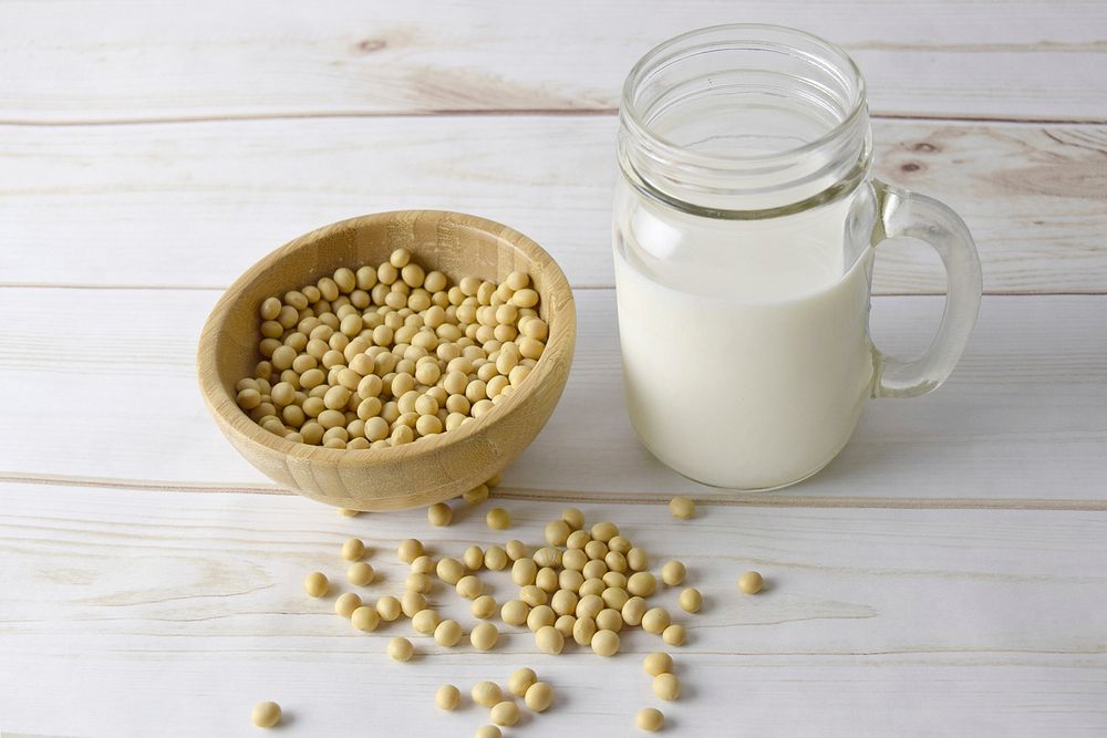 Free soy milk image, public domain food CC0 photo.