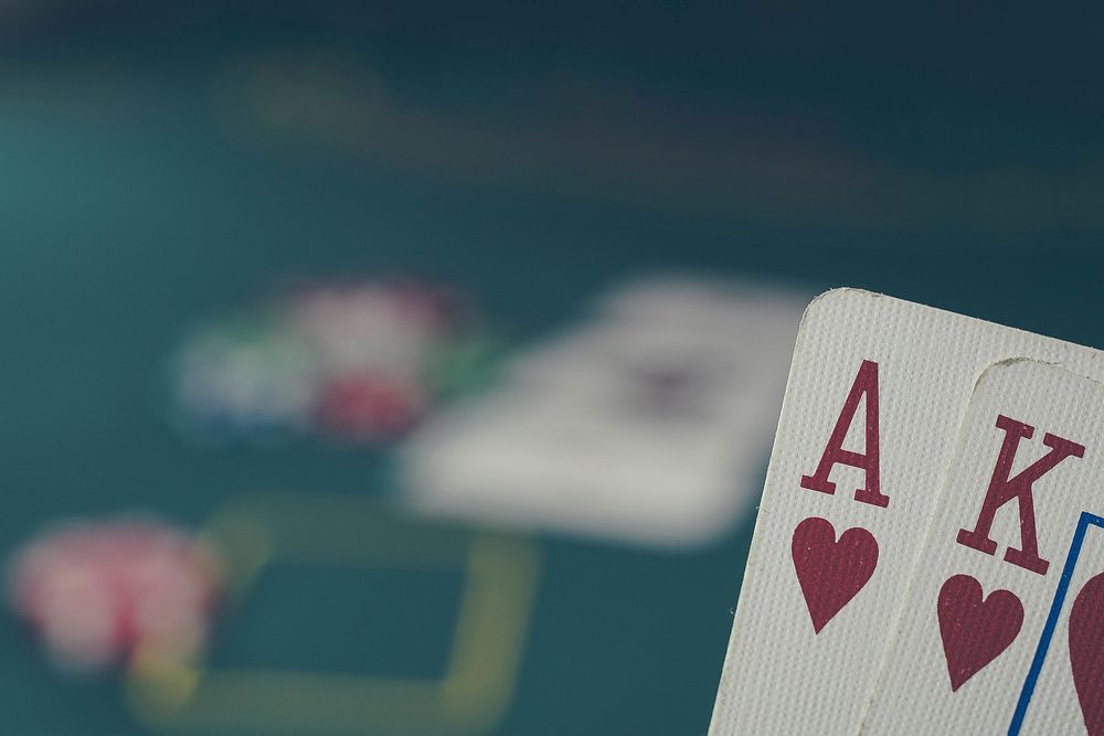 Playing cards, gambliing, casino, poker, free public domain CC0 photo.