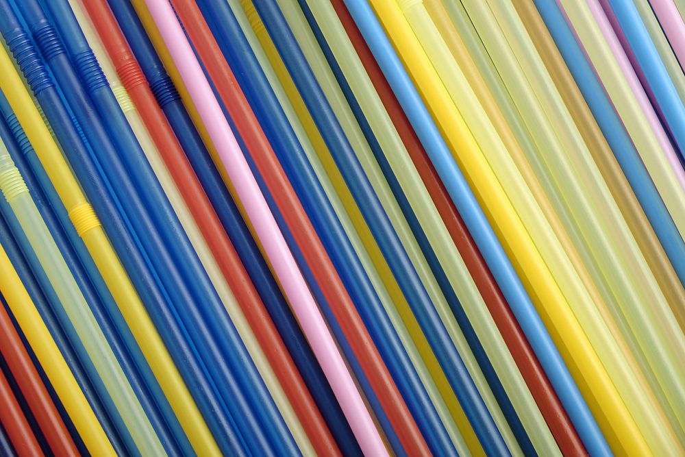 Colorful straws background, free public domain CC0 photo.