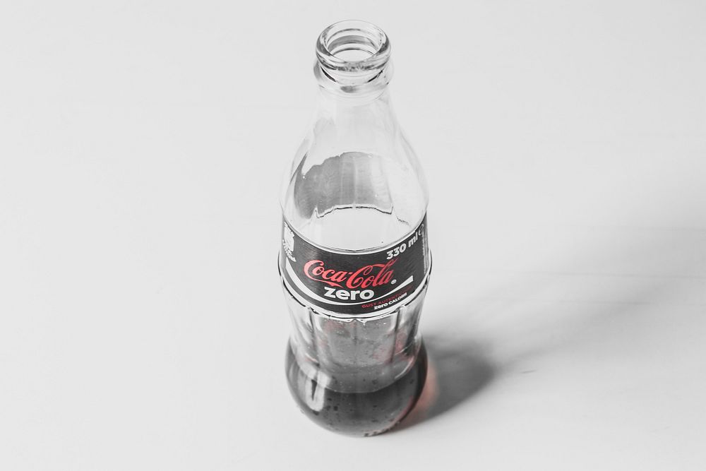 Empty Coke Zero bottle, location unknown, date unknown