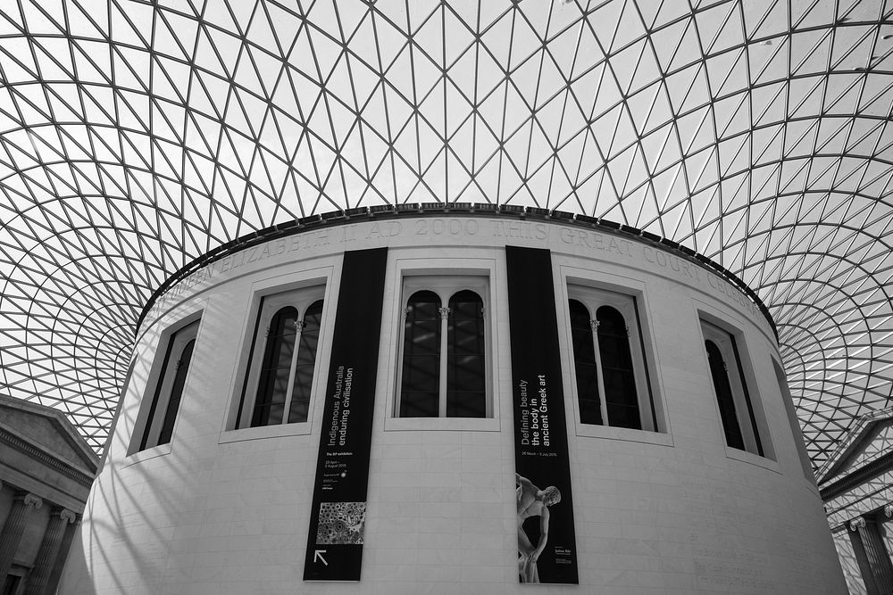 Free monochrome British Museum image, public domain place CC0 photo.