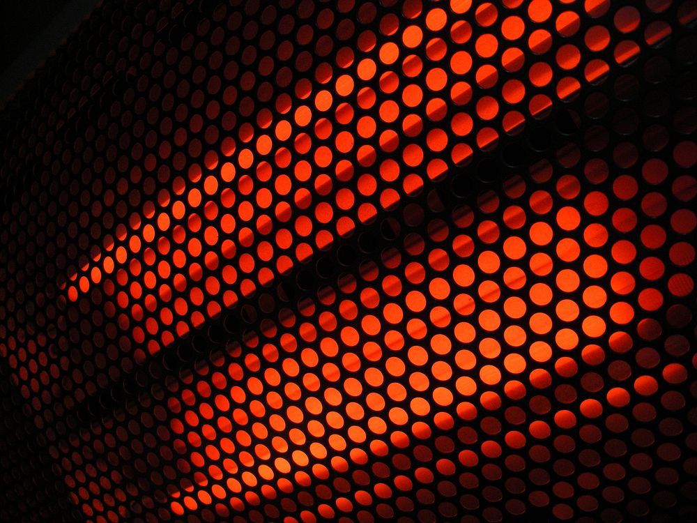 Free red neon light public domain CC0 photo.