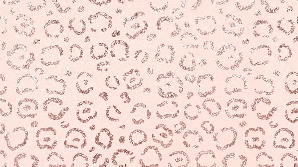 Abstract pink leopard computer wallpaper, animal print background
