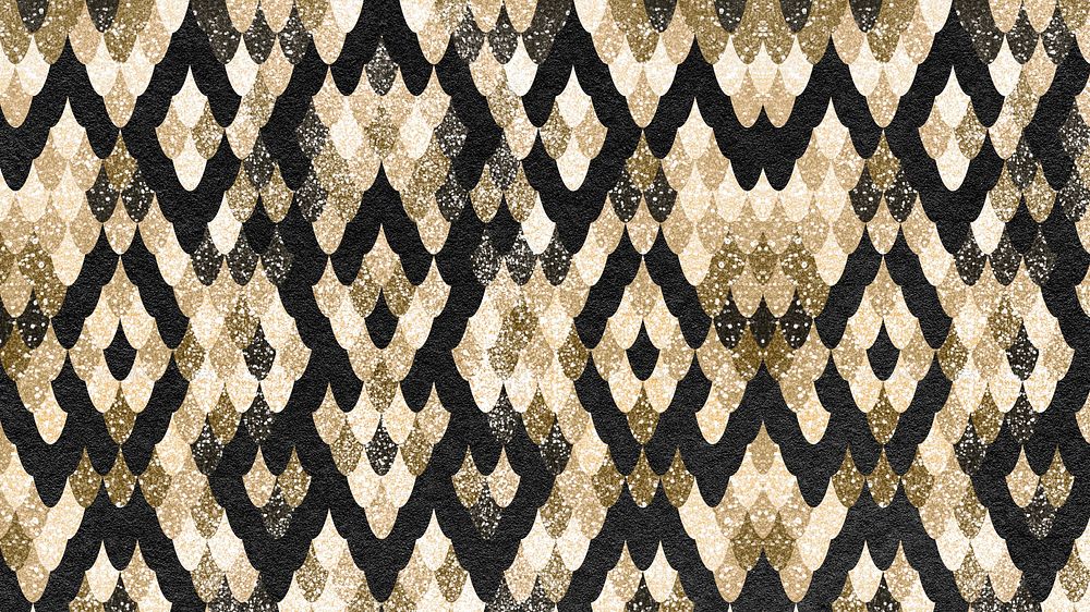 Gold snake pattern HD wallpaper, animal texture background
