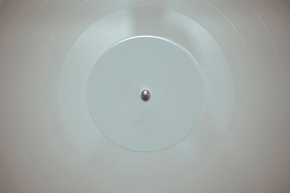 White vinyl close up, free public domain CC0 photo