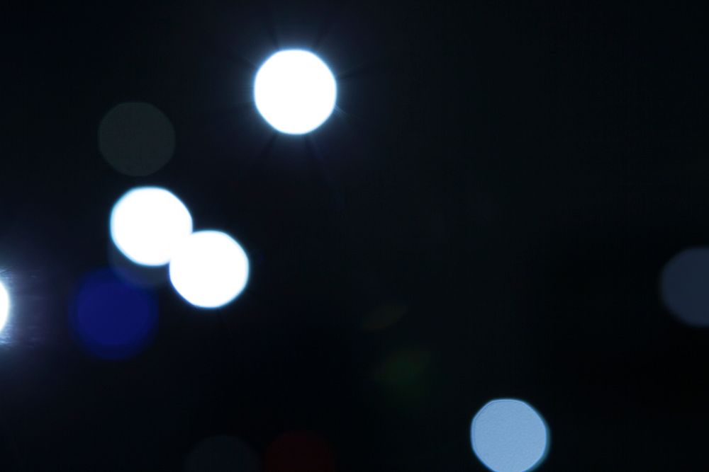 Free blue bokeh lights image, public domain CC0 photo.
