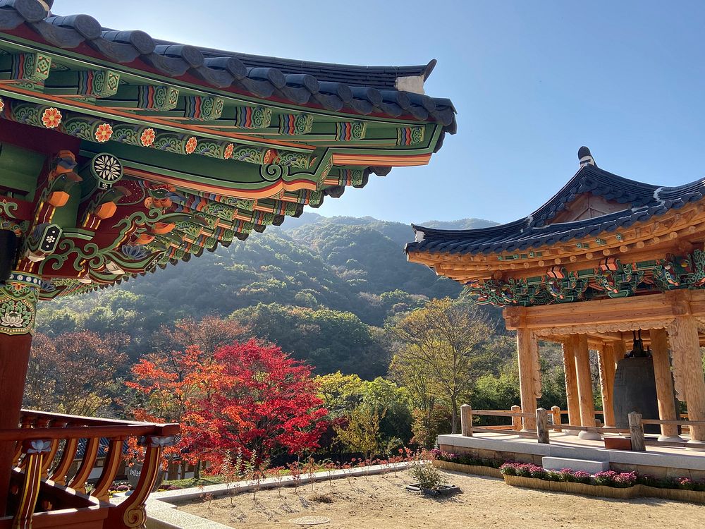 Free Yeongoksa Temple In Gurye South Korea, public domain travel CC0 image.