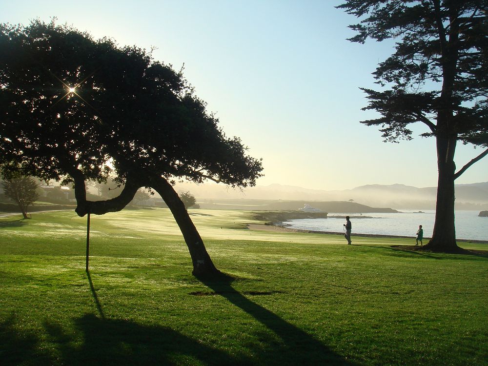 Free golf course image, public domain sports CC0 photo.