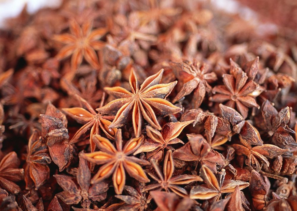 Free star anise image, public domain food CC0 photo.