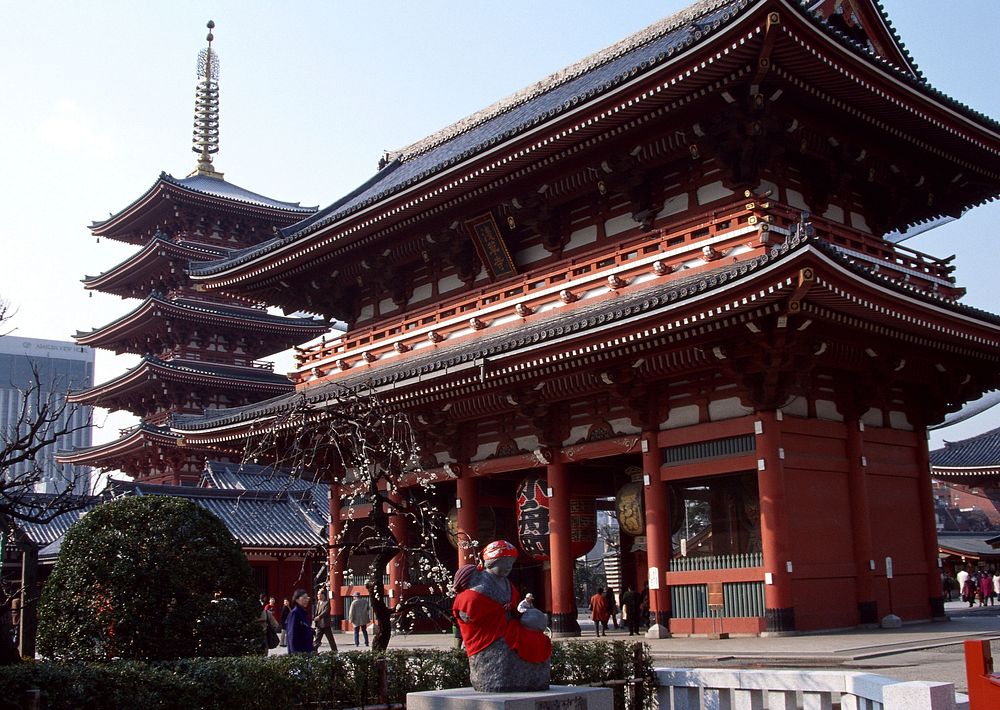 Free Sensoji Temple in Tokyo image, public domain Japan CC0 photo.